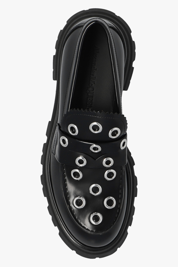 Biname fmedShops Japan Promxy Space Sneakers Black Studded leather shoes Alexander McQueen